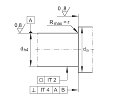 角接觸球軸承單元 ZKLFA1563-2Z, 雙向，螺釘安裝，兩側(cè)間隙密封
