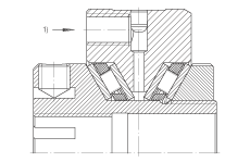 推力錐形保持架滾針軸承 ZAXFM1255, 雙向，預(yù)載